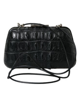 Balenciaga Elegant Crocodile Leather Evening Clutch