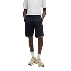 Hugo Boss Blue Cotton Bermuda