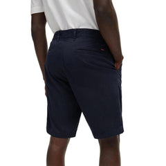 Hugo Boss Blue Cotton Bermuda