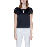 Guess Black Polyester Blouse