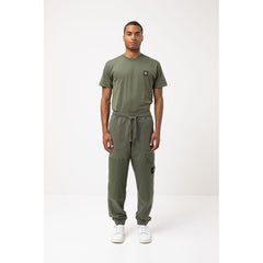 Stone Island Green Cotton Men Pants