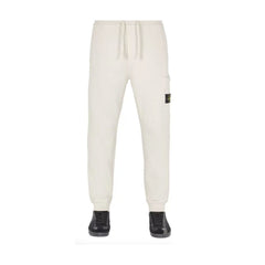 Stone Island Beige Cotton Men's Tracksuit Pant