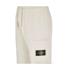Stone Island Beige Cotton Men's Tracksuit Pant