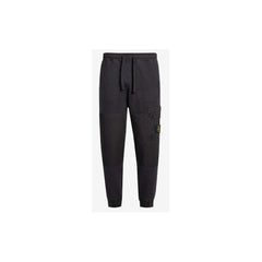 Stone Island Black Cotton Men's Track Trouser