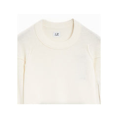 C.P. Company White Wool Sweater