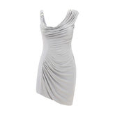 Versace Draped mini Dress