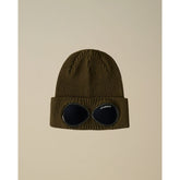 C.P. Company Black Wool Hats & Cap