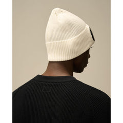 C.P. Company Black Wool Hats & Cap