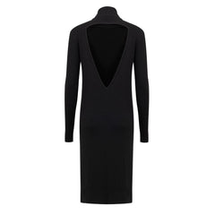 Bottega Veneta Black Wool Dress