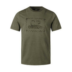 C.P. Company Green Cotton T-Shirt