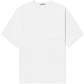 Stone Island White Cotton T-Shirt