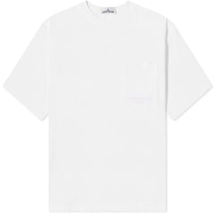 Stone Island White Cotton T-Shirt