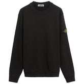 Stone Island Black Cotton Sweater