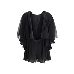 Saint Laurent Silk crepe Playsuit