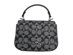 COACH Lysa Top Handle Bag Crossbody Gun Metal