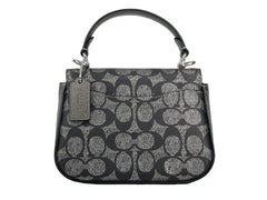 COACH Lysa Top Handle Bag Crossbody Gun Metal