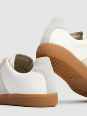 Maison Margiela Low Leather And Suede Sneakers
