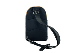 COACH West Color Block Leather Sling Pack Backpack Bag Sand