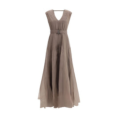 Brunello Cucinelli Silk Long Dress