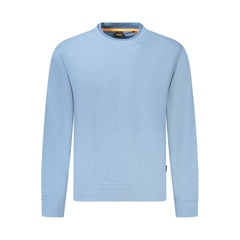Hugo Boss Light Blue Cotton Men Sweater