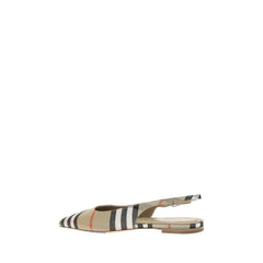 Burberry Birdie Check slingback Ballerinas