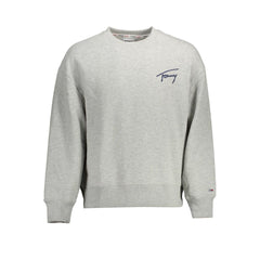 Tommy Hilfiger Gray Cotton Men Sweater