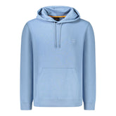 Hugo Boss Light Blue Cotton Men Sweater