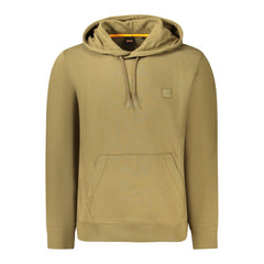 Hugo Boss Green Cotton Men Sweater