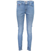 Tommy Hilfiger Light Blue Cotton Women Skinny Jean