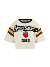 Gucci White Cotton Hooded T-shirt