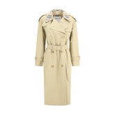 Burberry Castleford Trench Coat with Archive Check collar
