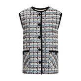 Valentino Tweed Vest with sequins