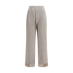 Brunello Cucinelli Ribbed lurex Pants