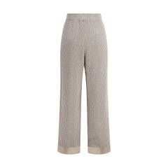 Brunello Cucinelli Ribbed lurex Pants