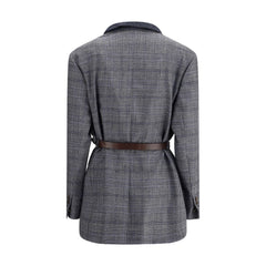 Brunello Cucinelli Prince of Wales pattern Blazer