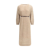 Brunello Cucinelli Perforated long Dress
