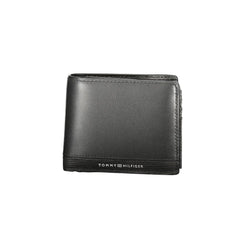 Tommy Hilfiger Black Leather Men Wallet