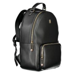 Tommy Hilfiger Black Polyethylene Women Backpack