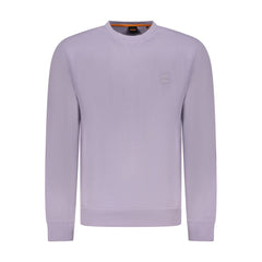 Hugo Boss Purple Cotton Sweater