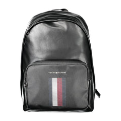 Tommy Hilfiger Black Polyethylene Men Backpack