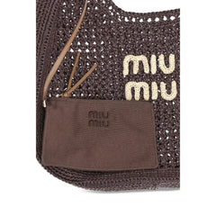 Miu Miu Rafia Shoulder Bag