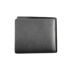 Tommy Hilfiger Black Leather Men Wallet