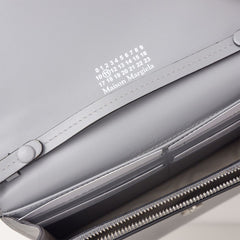 Maison Margiela Gray Leather Crossbody Bag