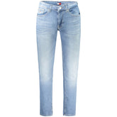 Tommy Hilfiger Light Blue Cotton Men Jeans