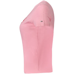 Tommy Hilfiger Pink Cotton Tops & T-Shirt
