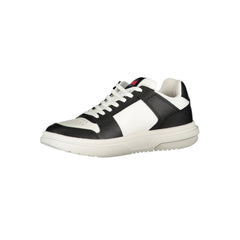 Tommy Hilfiger Black Leather Women Sneaker