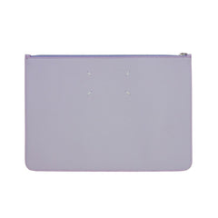 Maison Margiela Purple Calfskin Clutch Bag