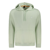 Hugo Boss Green Cotton Sweater