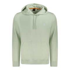 Hugo Boss Green Cotton Sweater