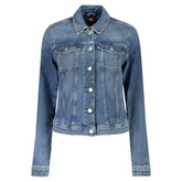 Tommy Hilfiger Blue Cotton Women Jacket